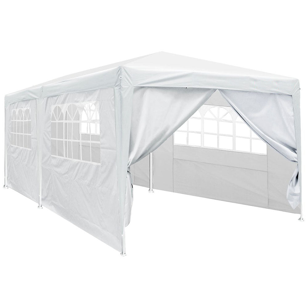 Párty stan v bielej farbe, 3 rôzne veľkosti, 3x6