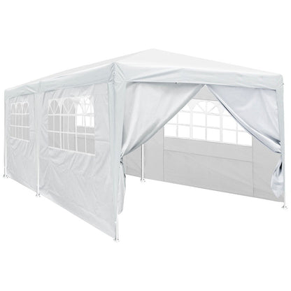 Párty stan v bielej farbe, 3 rôzne veľkosti, 3x6