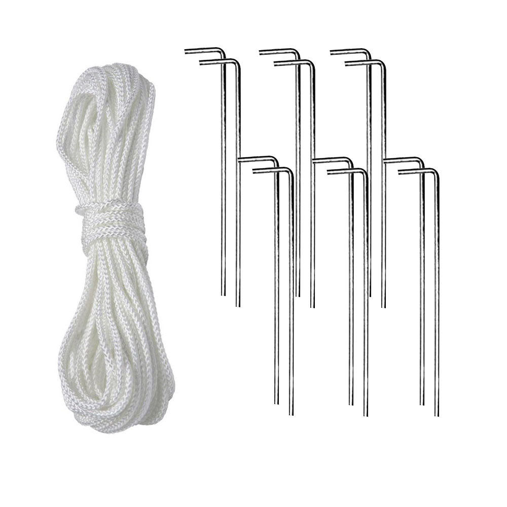 Párty stan v bielej farbe, 3 rôzne veľkosti, 3x6